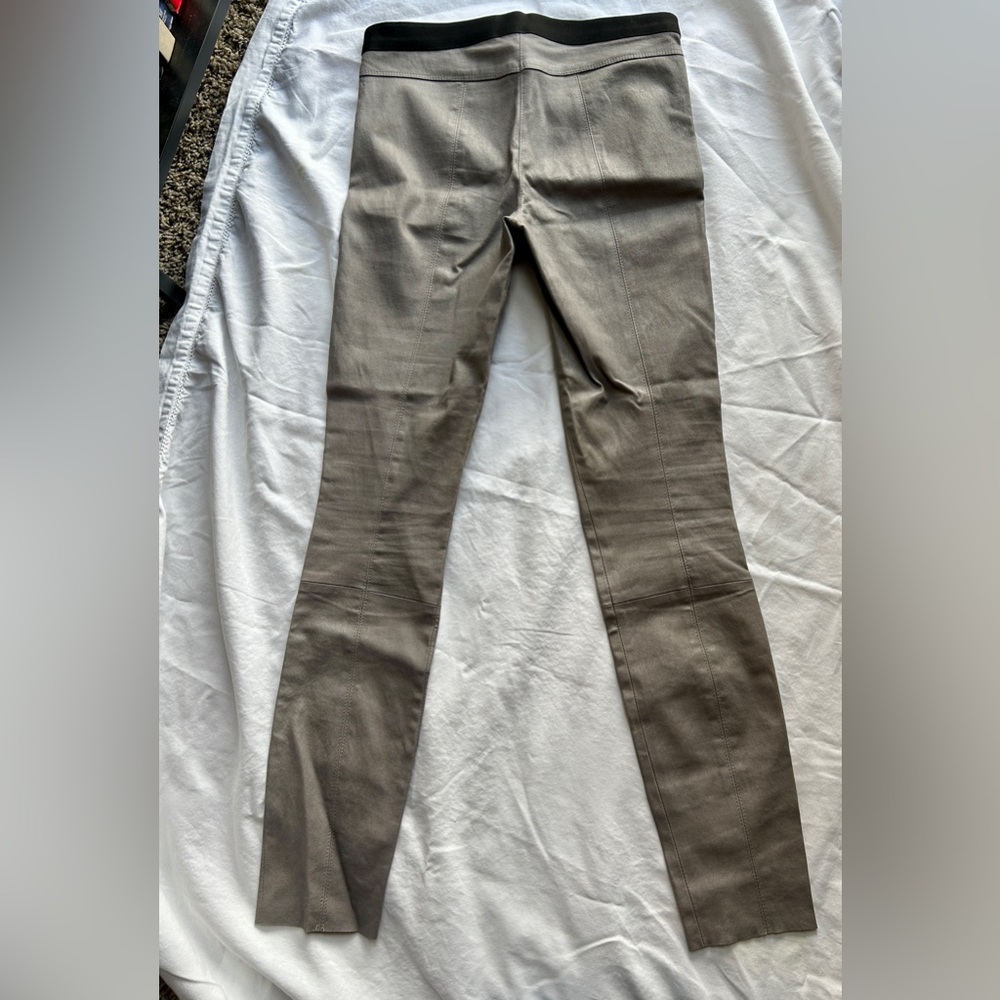 Theory - Ima Maximus lambskin leather pants / size 4 / Gray - Picture 5 of 15